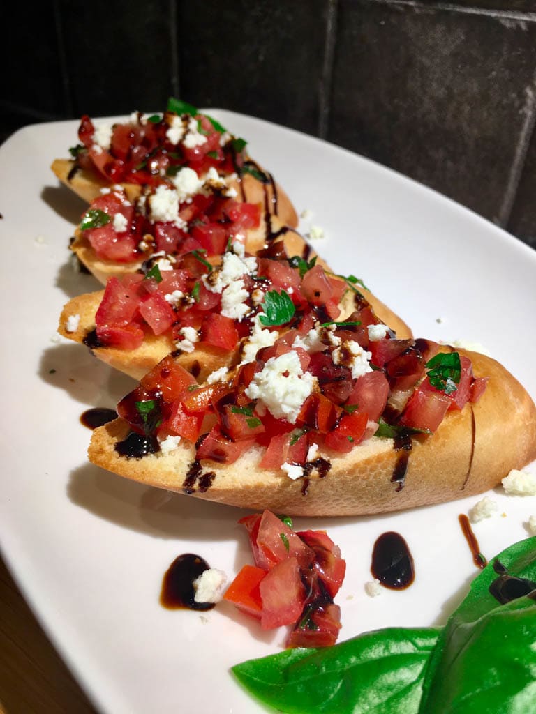 Tomato and Feta Bruschetta