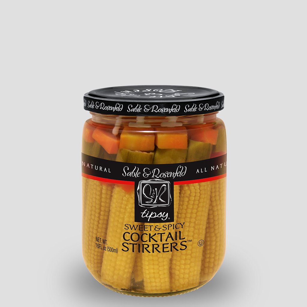 Tipsy Cocktail Stirrers (Corn) - Sweet & Spicy - SABLE & ROSENFELD