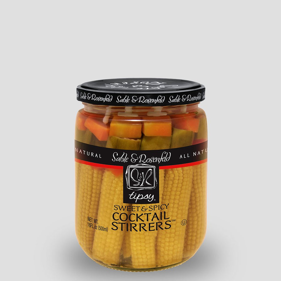 Tipsy Cocktail Stirrers (Corn) - Sweet & Spicy - SABLE & ROSENFELD